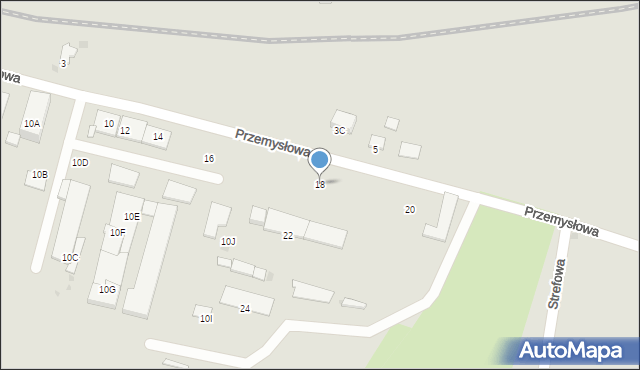 Bartoszyce, Przemysłowa, 18, mapa Bartoszyce