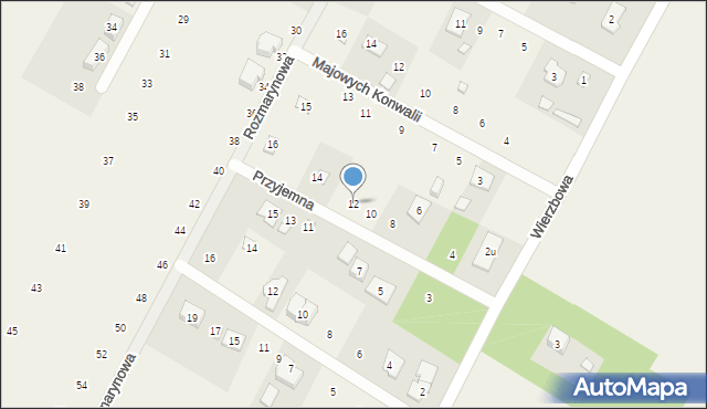 Baszkówka, Przyjemna, 12, mapa Baszkówka
