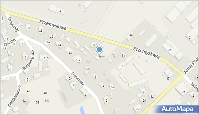 Bielsko, Przemysłowa, 5, mapa Bielsko