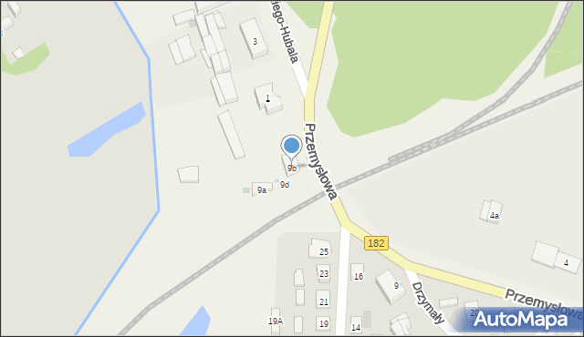 Bielsko, Przemysłowa, 9b, mapa Bielsko