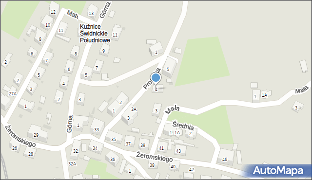 Boguszów-Gorce, Promyka, 4, mapa Boguszów-Gorce