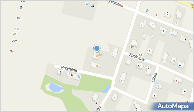 Bojano, Przytulna, 6, mapa Bojano