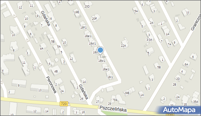 Brwinów, Pruszkowska, 18b/2, mapa Brwinów