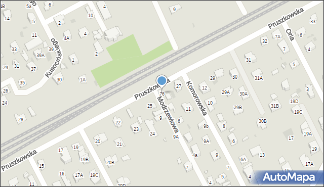 Brwinów, Pruszkowska, 26, mapa Brwinów