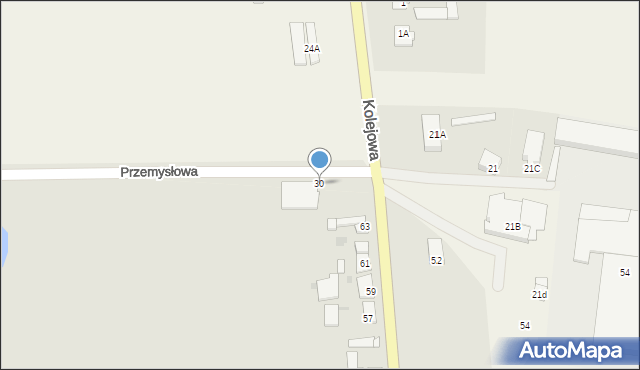 Brześć Kujawski, Przemysłowa, 30, mapa Brześć Kujawski