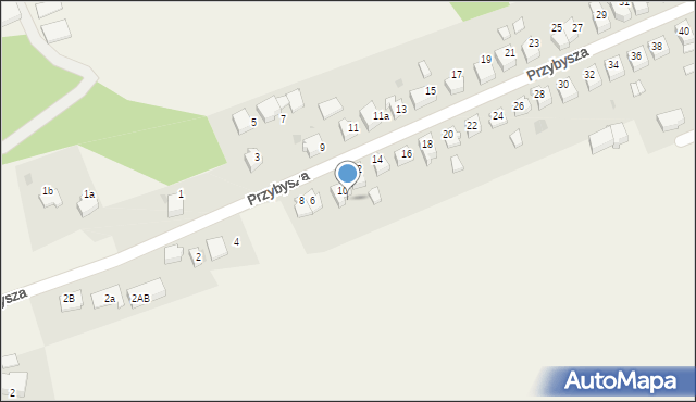 Brzeźce, Przybysza Jana, 8a, mapa Brzeźce