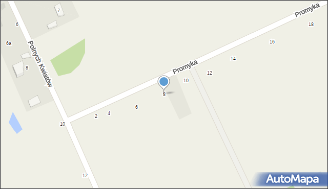 Brzozówka, Promyka, 8, mapa Brzozówka