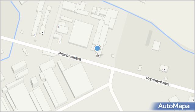 Buk, Przemysłowa, 8a, mapa Buk