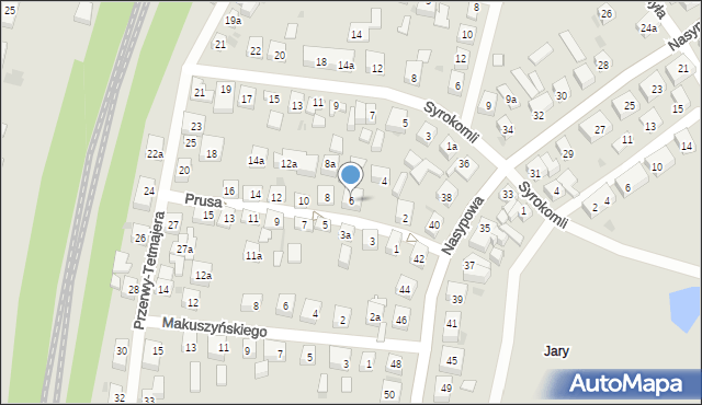 Bydgoszcz, Prusa Bolesława, 6, mapa Bydgoszczy