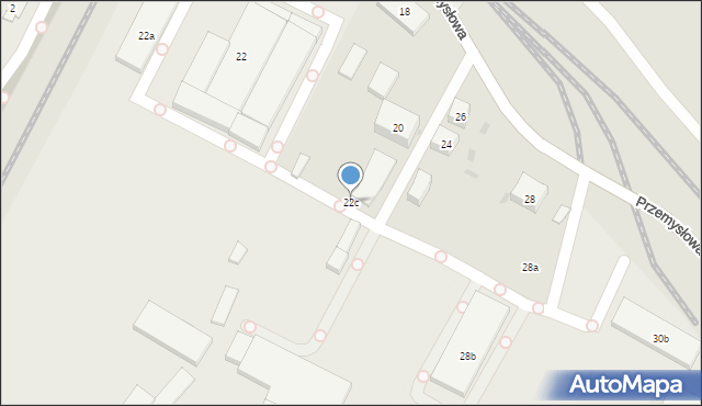 Bydgoszcz, Przemysłowa, 22c, mapa Bydgoszczy