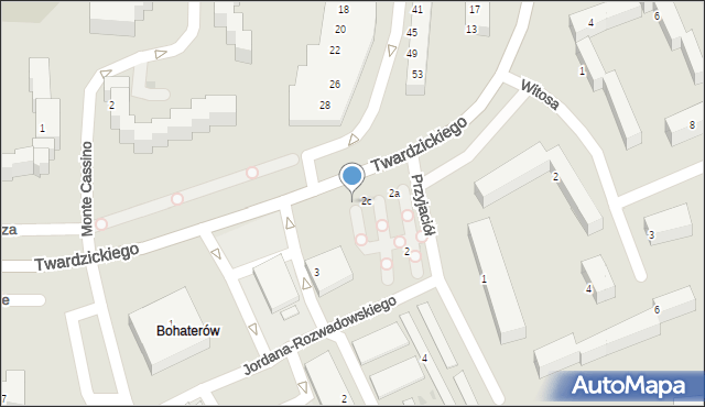 Bydgoszcz, Przyjaciół, 2d, mapa Bydgoszczy