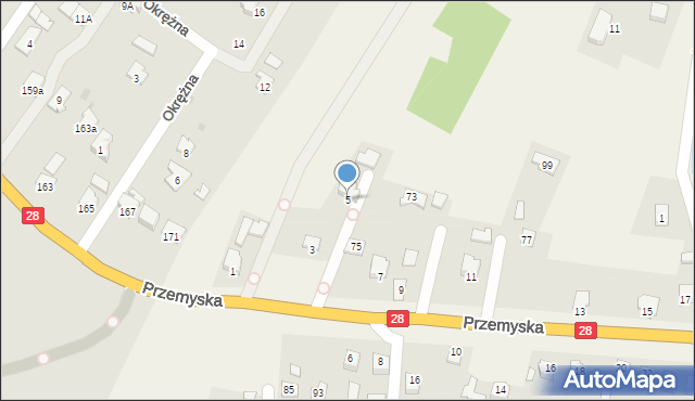 Bykowce, Przemyska, 5, mapa Bykowce