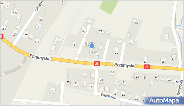 Bykowce, Przemyska, 7, mapa Bykowce