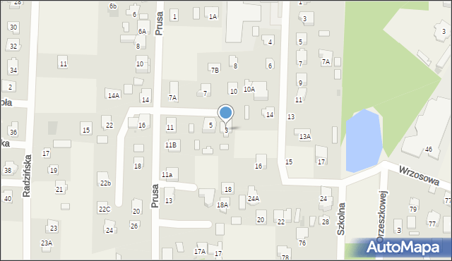 Celestynów, Prusa Bolesława, 3, mapa Celestynów