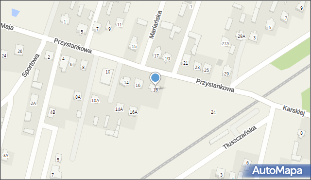 Chrzęsne, Przystankowa, 18, mapa Chrzęsne