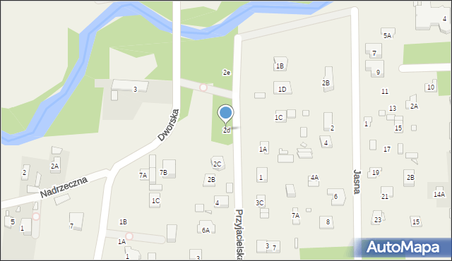 Chylice, Przyjacielska, 2d, mapa Chylice