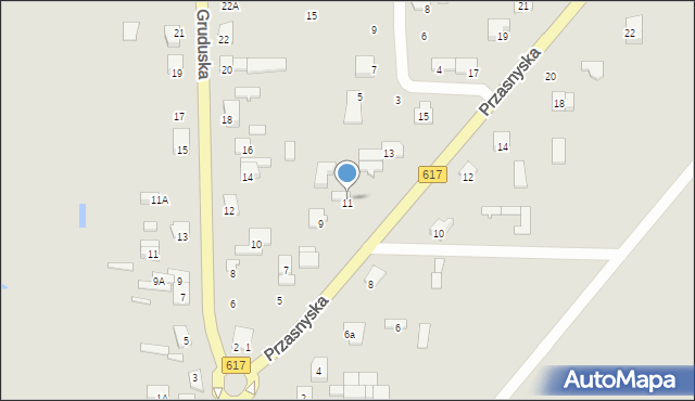 Ciechanów, Przasnyska, 11, mapa Ciechanów