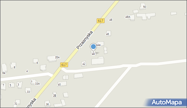 Ciechanów, Przasnyska, 44, mapa Ciechanów