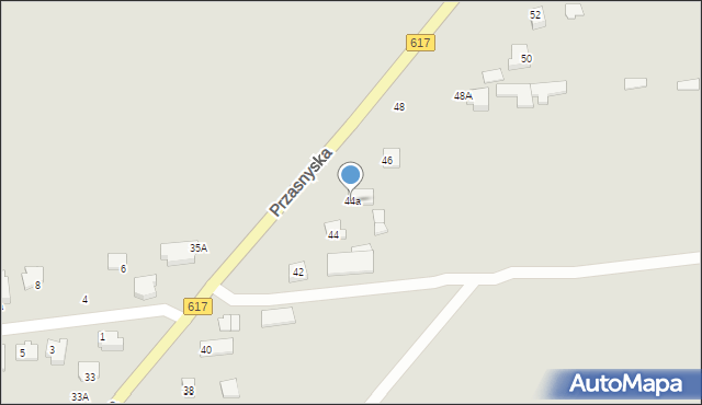 Ciechanów, Przasnyska, 44a, mapa Ciechanów