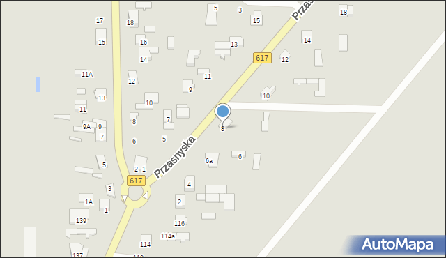 Ciechanów, Przasnyska, 8, mapa Ciechanów