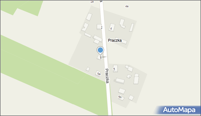 Ciemiętniki, Praczka, 3, mapa Ciemiętniki