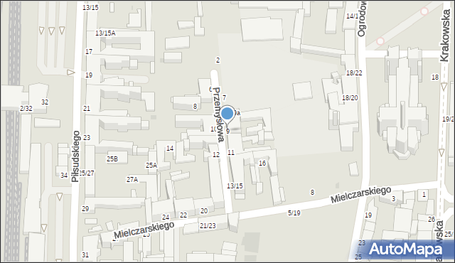 Częstochowa, Przemysłowa, 9, mapa Częstochowy