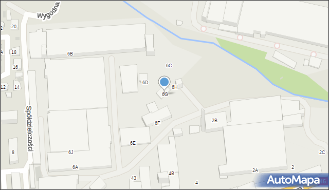 Częstochowa, Przejazdowa, 6G, mapa Częstochowy