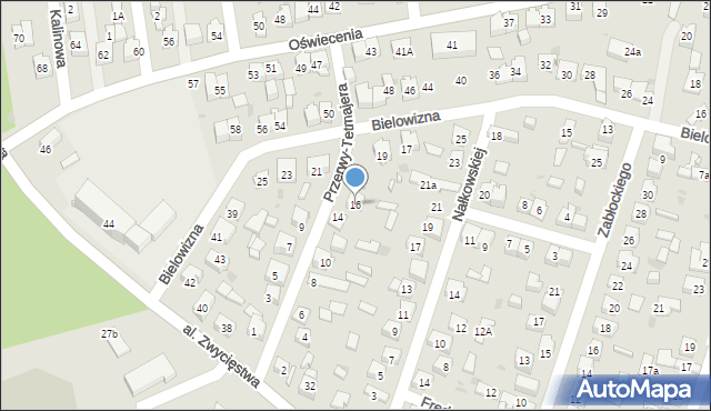 Dąbrowa Górnicza, Przerwy-Tetmajera Kazimierza, 16, mapa Dąbrowa Górnicza