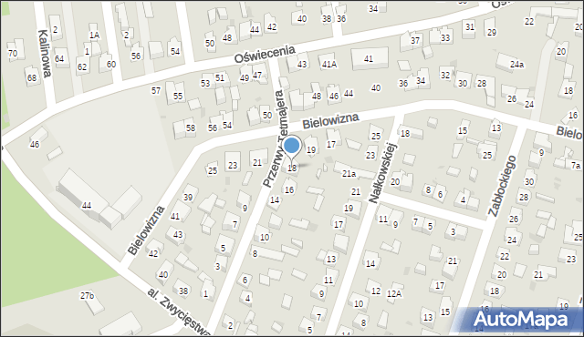 Dąbrowa Górnicza, Przerwy-Tetmajera Kazimierza, 18, mapa Dąbrowa Górnicza