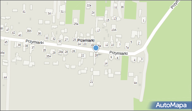 Dąbrowa Górnicza, Przymiarki, 16, mapa Dąbrowa Górnicza