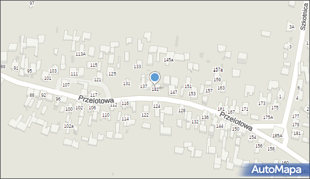 Dąbrowa Górnicza, Przelotowa, 141, mapa Dąbrowa Górnicza