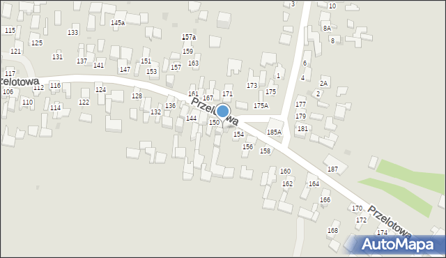 Dąbrowa Górnicza, Przelotowa, 152, mapa Dąbrowa Górnicza