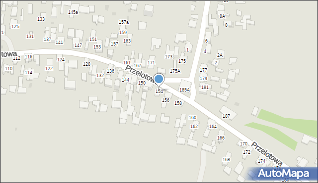 Dąbrowa Górnicza, Przelotowa, 154, mapa Dąbrowa Górnicza