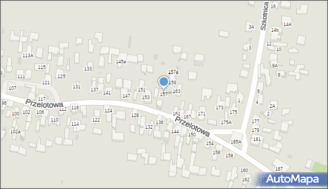 Dąbrowa Górnicza, Przelotowa, 157, mapa Dąbrowa Górnicza