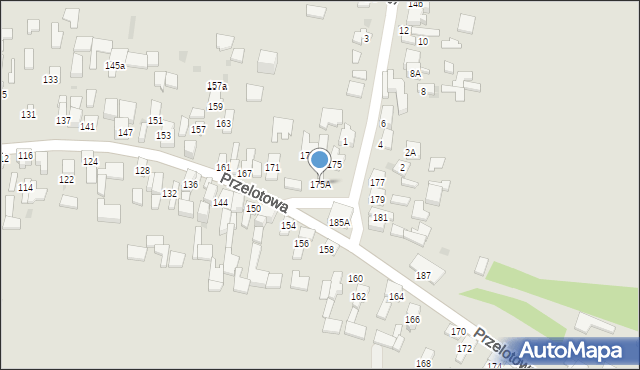 Dąbrowa Górnicza, Przelotowa, 175A, mapa Dąbrowa Górnicza