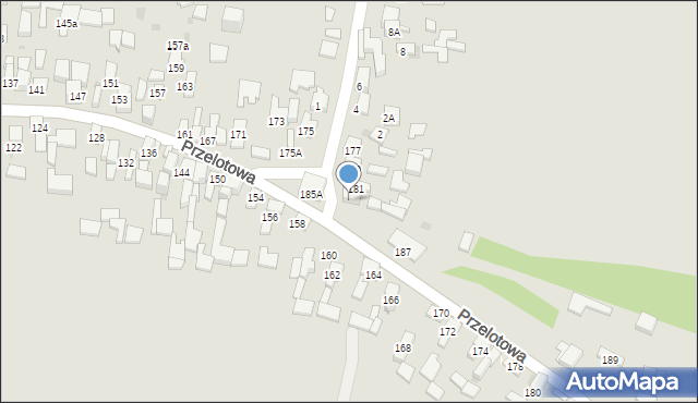 Dąbrowa Górnicza, Przelotowa, 185, mapa Dąbrowa Górnicza