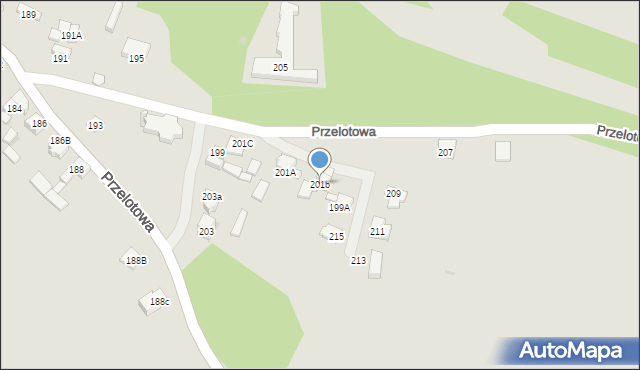 Dąbrowa Górnicza, Przelotowa, 201b, mapa Dąbrowa Górnicza