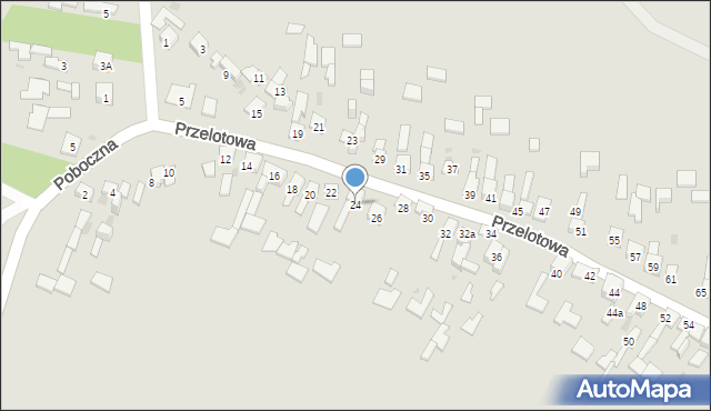 Dąbrowa Górnicza, Przelotowa, 24, mapa Dąbrowa Górnicza