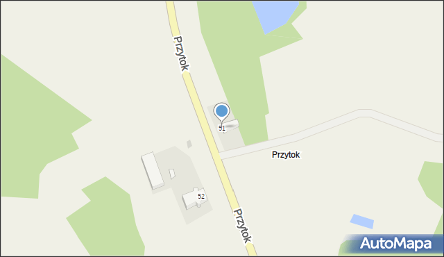 Dębnica, Przytok, 51, mapa Dębnica