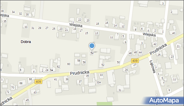 Dobra, Prudnicka, 54, mapa Dobra