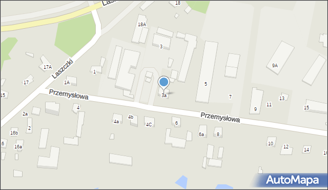 Dobre, Przemysłowa, 3a, mapa Dobre