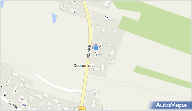 Dobromierz, Przedborska, 3, mapa Dobromierz