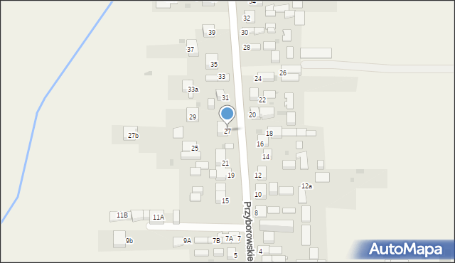 Domaszowice, Przyborowskiego Walerego, 27, mapa Domaszowice