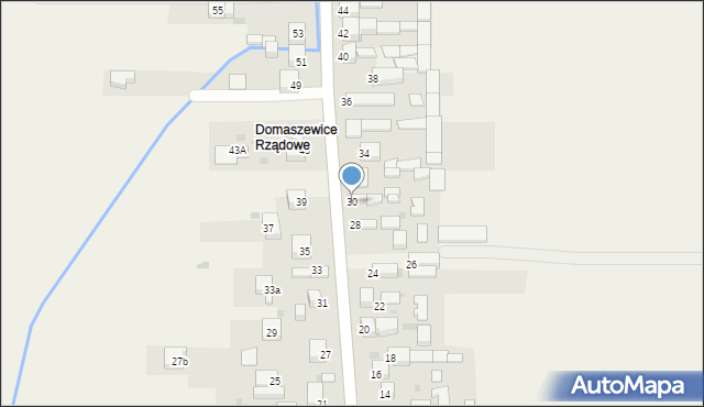 Domaszowice, Przyborowskiego Walerego, 30, mapa Domaszowice