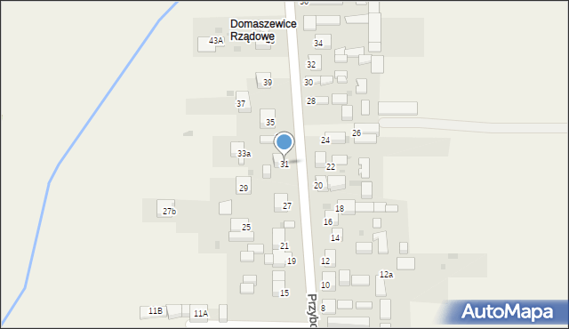 Domaszowice, Przyborowskiego Walerego, 31, mapa Domaszowice