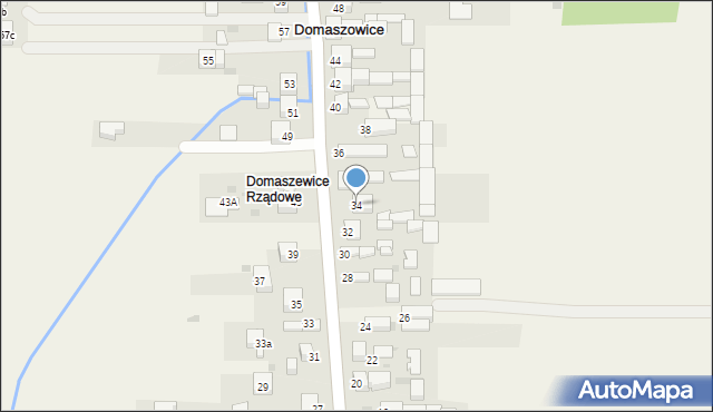 Domaszowice, Przyborowskiego Walerego, 34, mapa Domaszowice