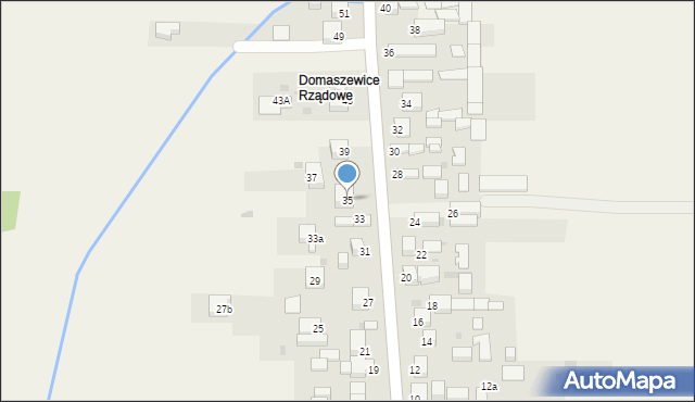 Domaszowice, Przyborowskiego Walerego, 35, mapa Domaszowice