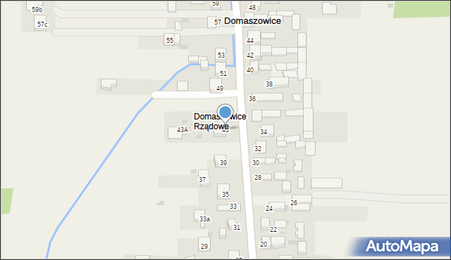 Domaszowice, Przyborowskiego Walerego, 43, mapa Domaszowice