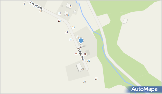 Donimierz, Przytulna, 17, mapa Donimierz