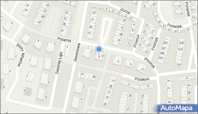 Dopiewiec, Promyk, 4, mapa Dopiewiec